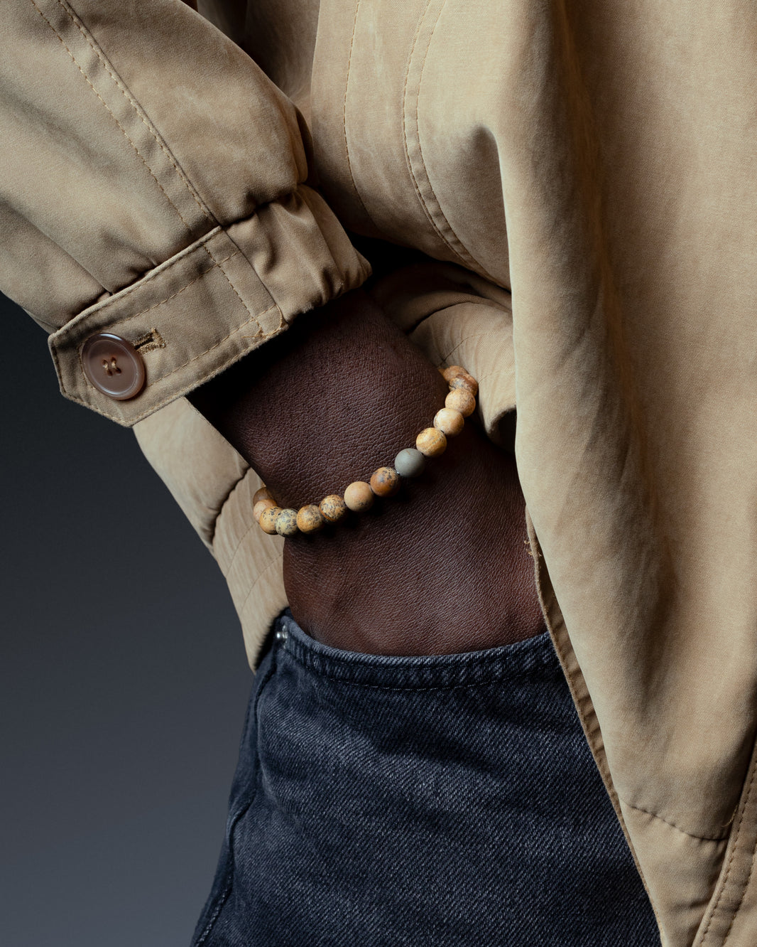 Steinarmband Terracotta