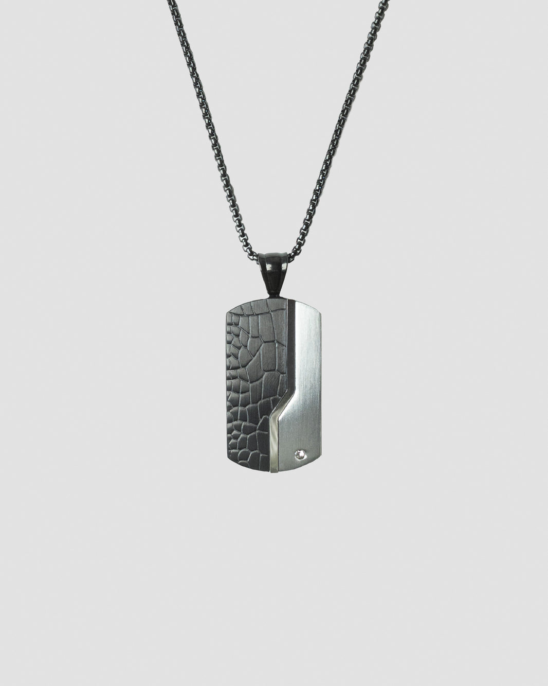Militärkette Silber